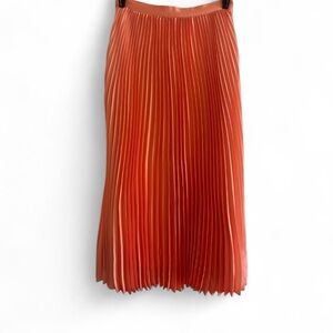 BCBG Maxazria pleated midi skirt